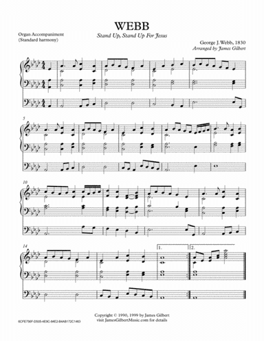 WEBB (Stand Up For Jesus) (arr. James Gilbert Music)
