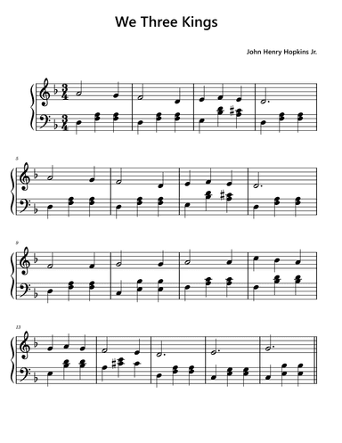 We Three Kings (arr. Funtom)