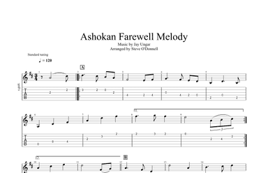 Ashokan Farewell Simple Melody (arr. Steve O'Donnell)