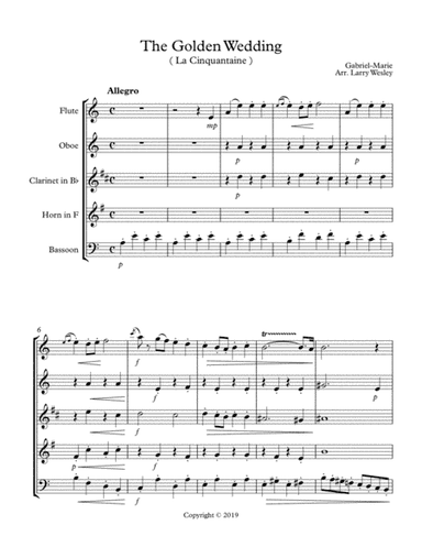 The Golden Wedding (arr. Larry Wesley)