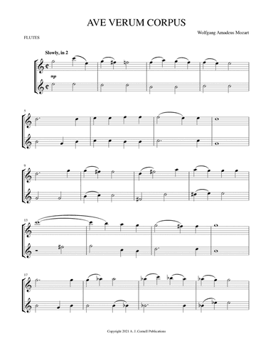 Ave Verum Corpus (arr. Mark Phillips)