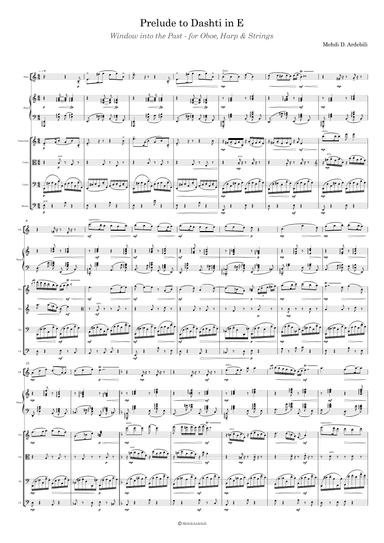 Prelude to Dashti in E (Window into the Past - for Oboe, Violin, Harp & Strings)