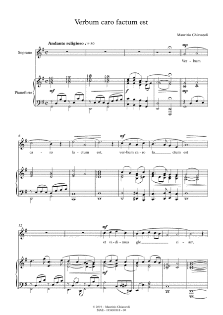 Verbum caro factum est