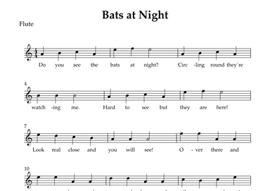 Bats at Night (arr. Wesley S. SIlva)