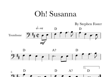 Oh! Susanna (arr. Glauco Fernandes)