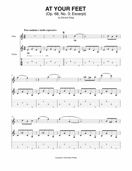 At Your Feet (arr. Mark Phillips)