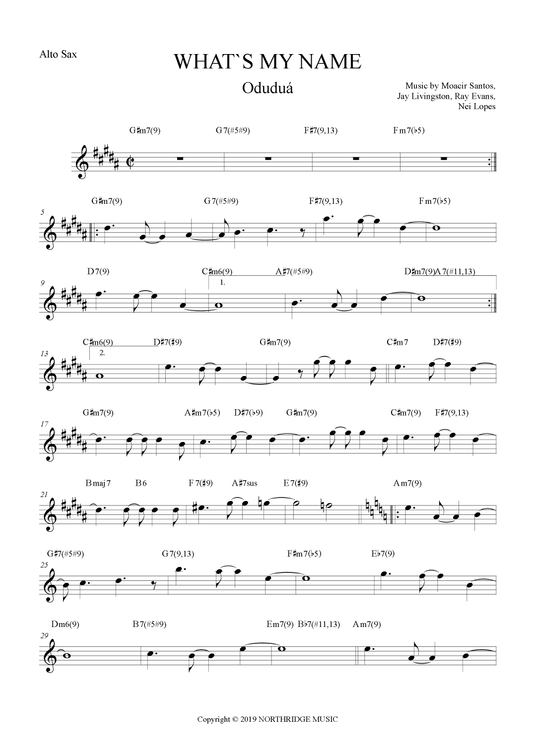 What's My Name (arr. The Sheet Music Library)