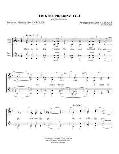 I'm Still Holding You