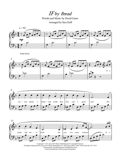 If (arr. Sara Huff)
