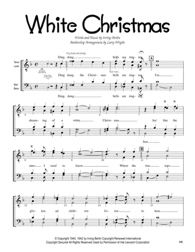 White Christmas (arr. Larry Wright)