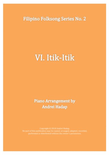 Itik-Itik - arranged for Piano Solo (arr. Andrei Hadap)