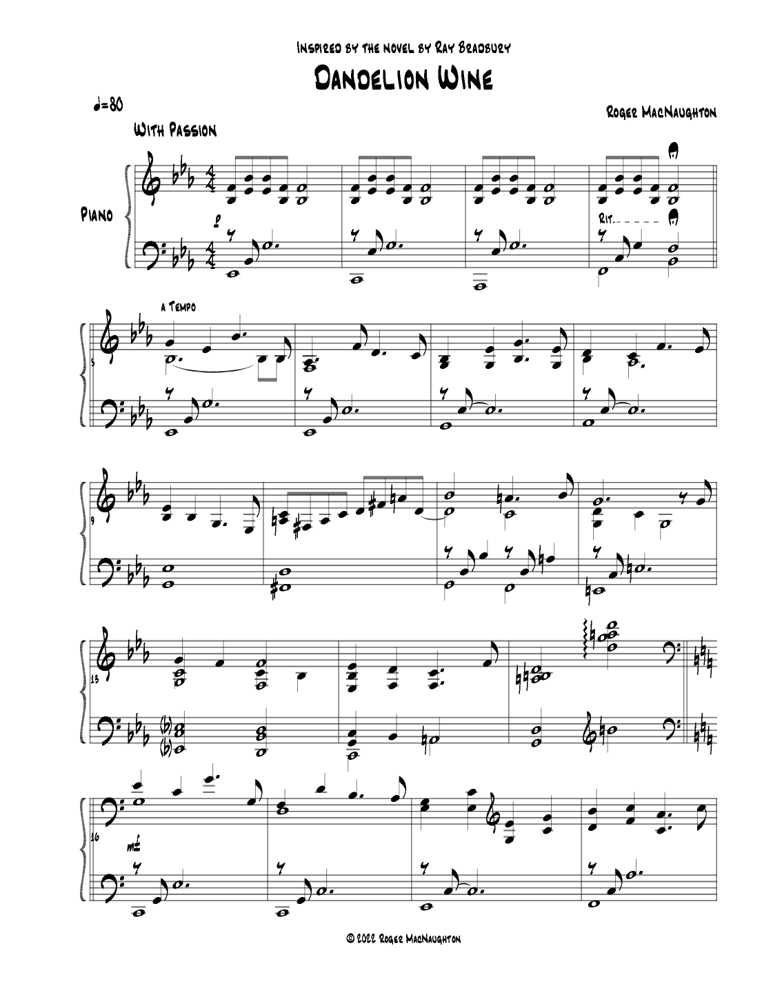 Dandelion Wine