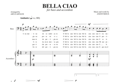 Bella Ciao (arr. Art.o Artaud)