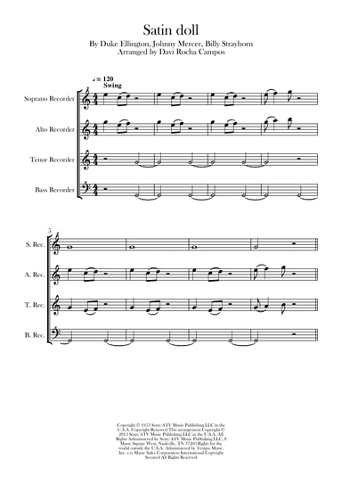 Satin Doll (arr. Davi Rocha Campos)