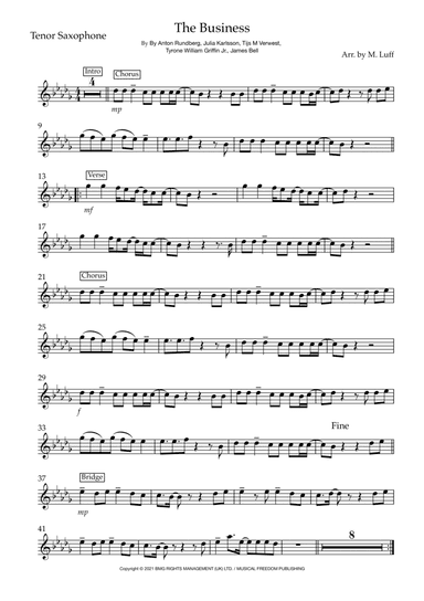 The Business (arr. Matt Luff)