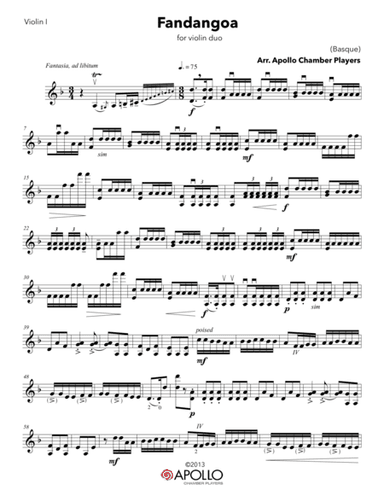 Fandangoa (arr. Apollo Chamber Players)