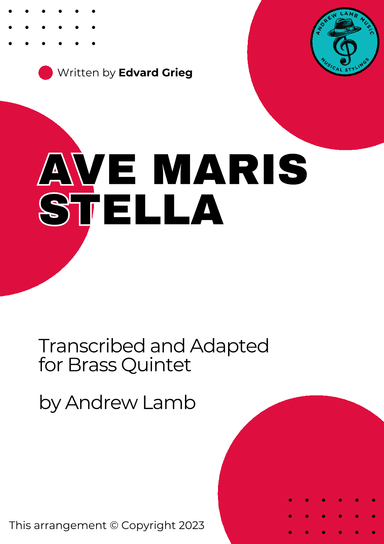 Edvard Grieg | Ave Maris Stella | for Brass Quintet (arr. Andrew Lamb)