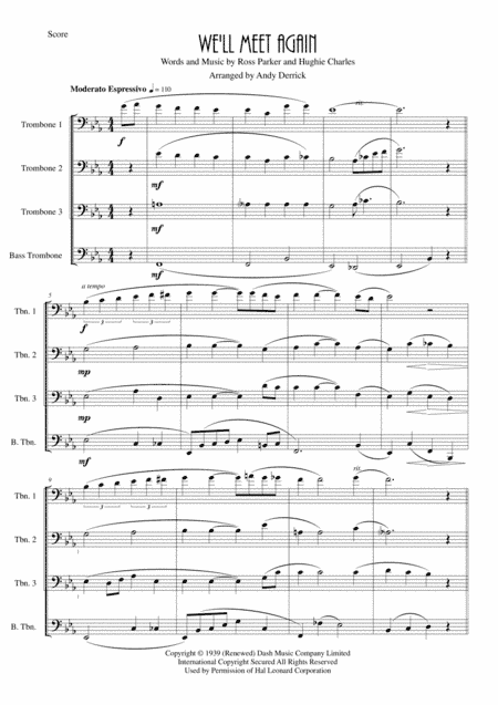 We'll Meet Again (arr. Andy Derrick)