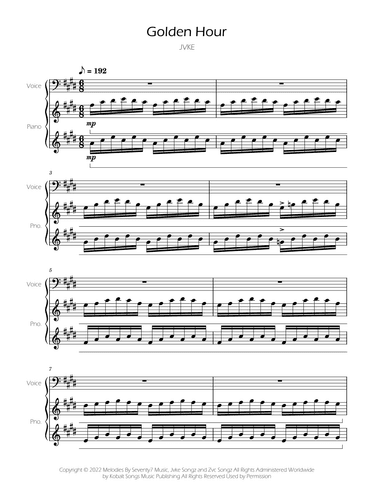 Golden Hour (arr. Ygor Nunes)