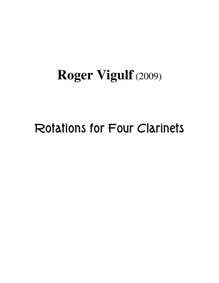 Rotations for Four