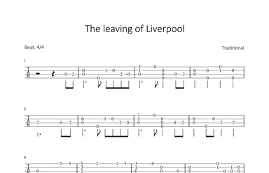The leaving of Liverpool (arr. Bettina Schipp)