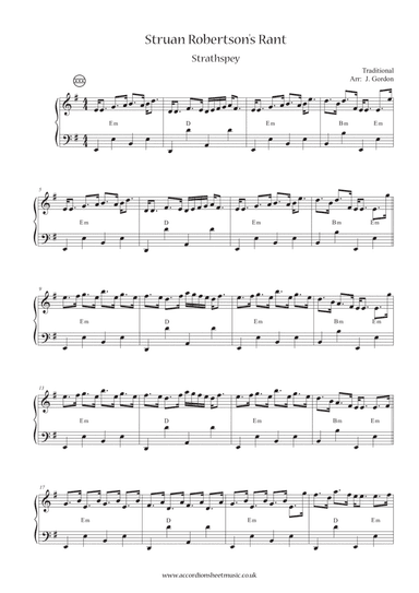 Struan Robertson's Rant (arr. Julia Gordon)