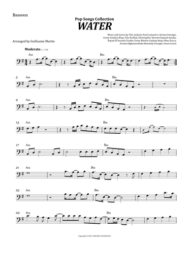 Water (arr. Guillaume Martin)