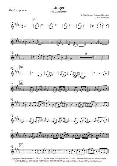 Linger (arr. Fabio Britto)