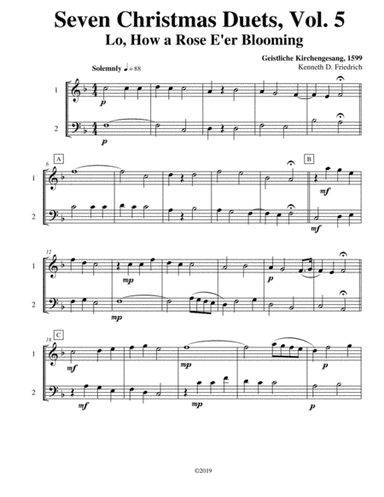 Seven Christmas Duets, Vol. 5 (arr. Kenneth D. Friedrich)