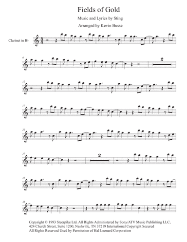 Fields Of Gold (arr. Kevin Busse)