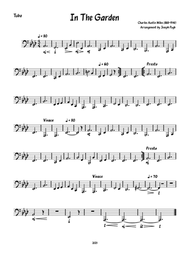 In The Garden (Brass Quintet) (arr. Joseph Pugh)