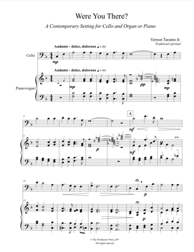 Were You There? (arr. Vernon Taranto Jr.)