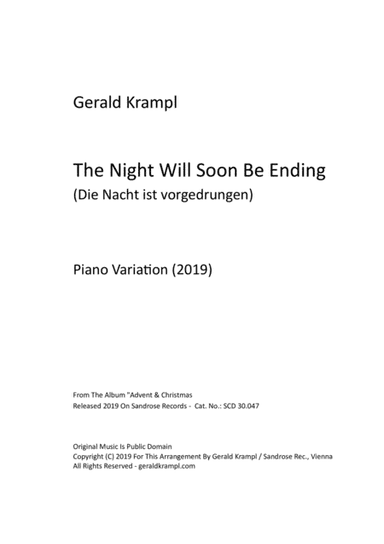 The Night Will Soon Be Ending (Die Nacht ist vorgedrungen) (arr. Gerald Krampl)