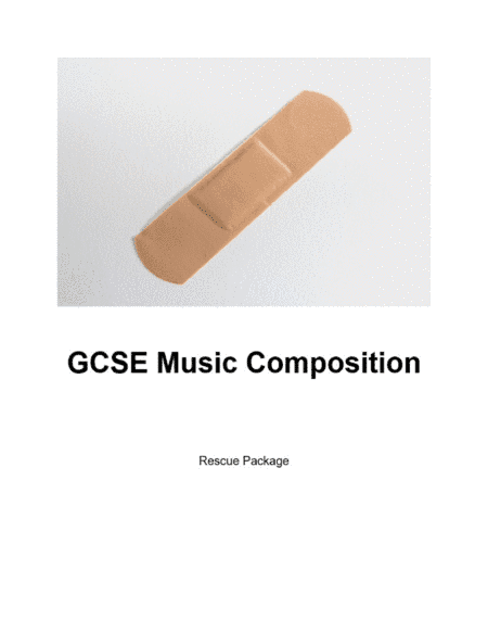 GCSE Music Composition Rescue Pack