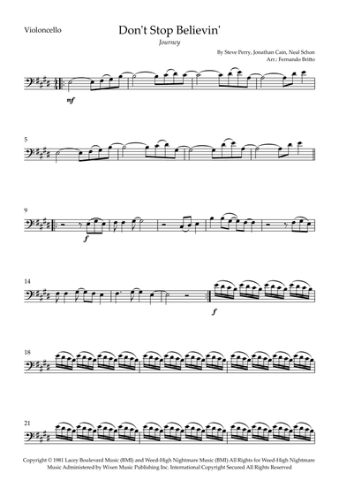 Don't Stop Believin' (arr. Fernando Britto)
