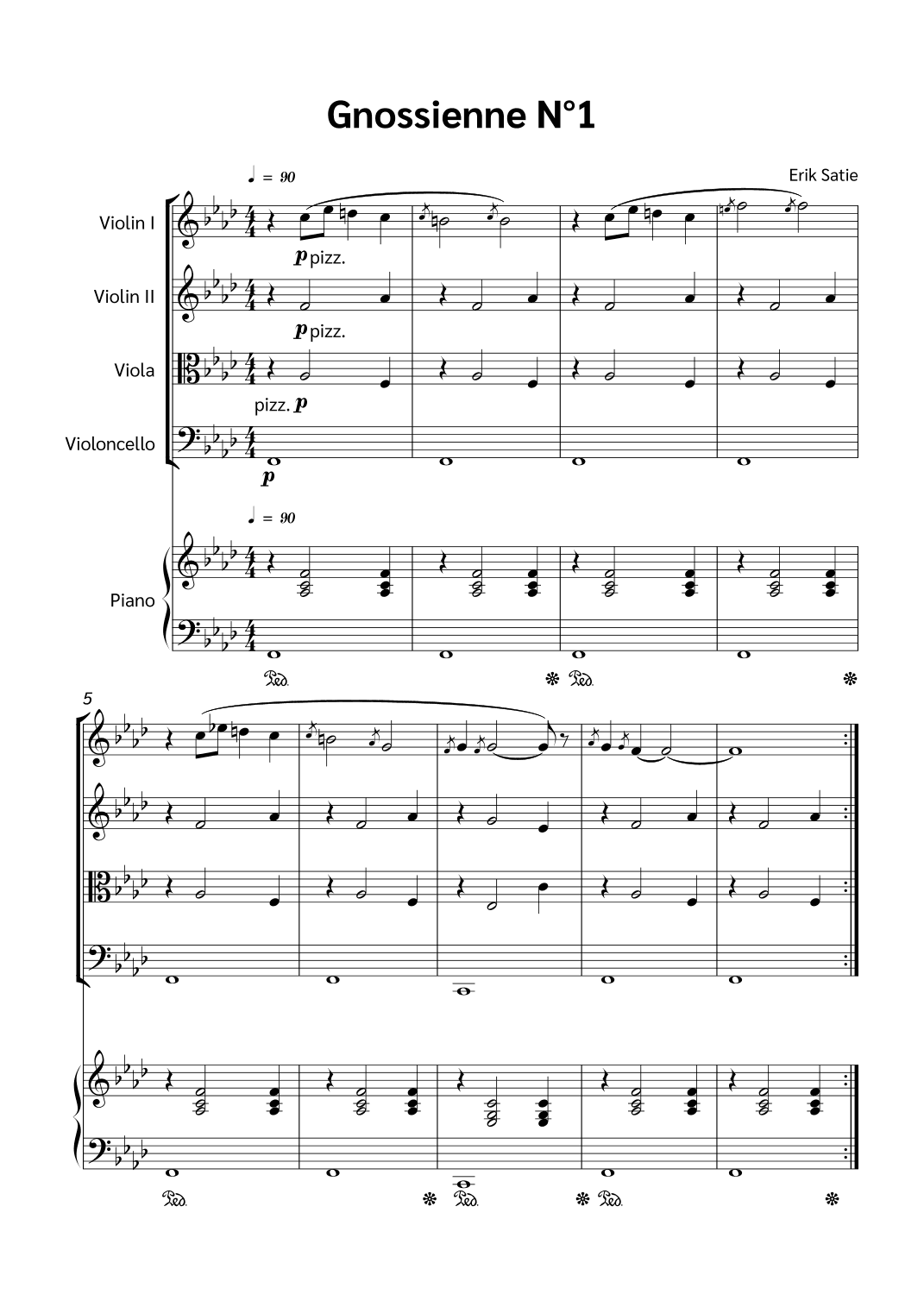 Gnossienne N°1 (arr. Jackson Spindler)