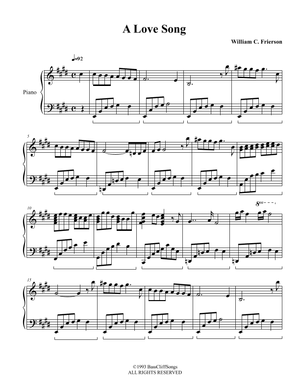 A Love Song