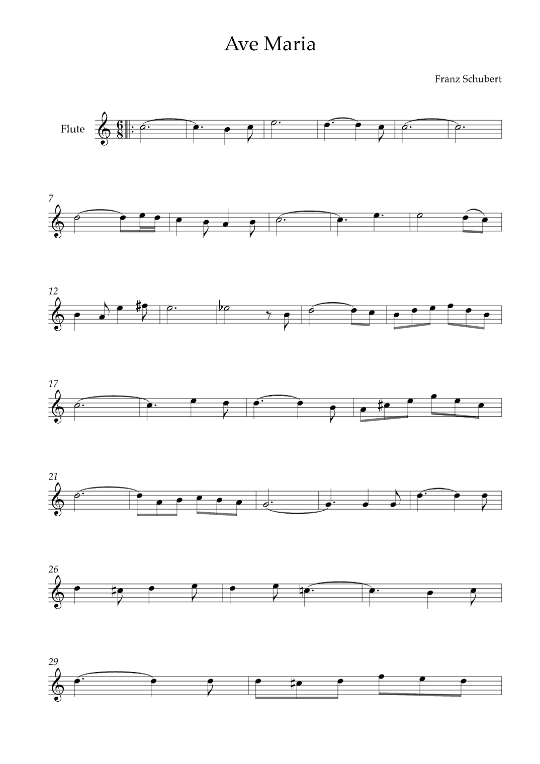 Ave Maria (arr. Karen Gueiros)