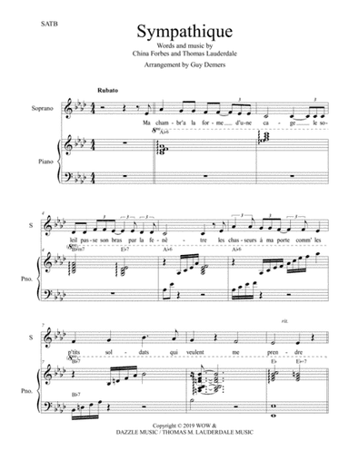 Sympathique (arr. Guy Demers)