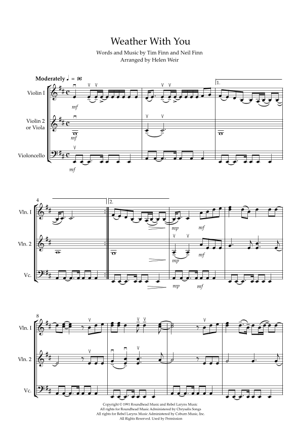 Weather With You (arr. Helen Weir)