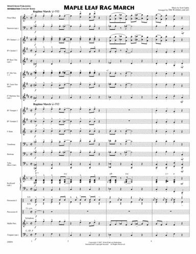 Maple Leaf Rag March (arr. Tim Waters)