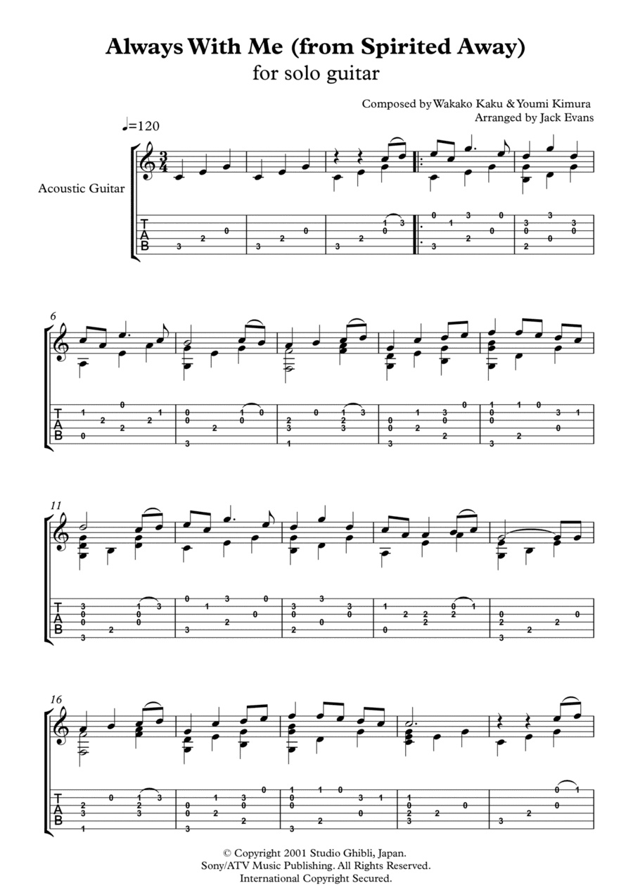Itsumo Nandodemo (always With Me) (arr. Jack Evans)