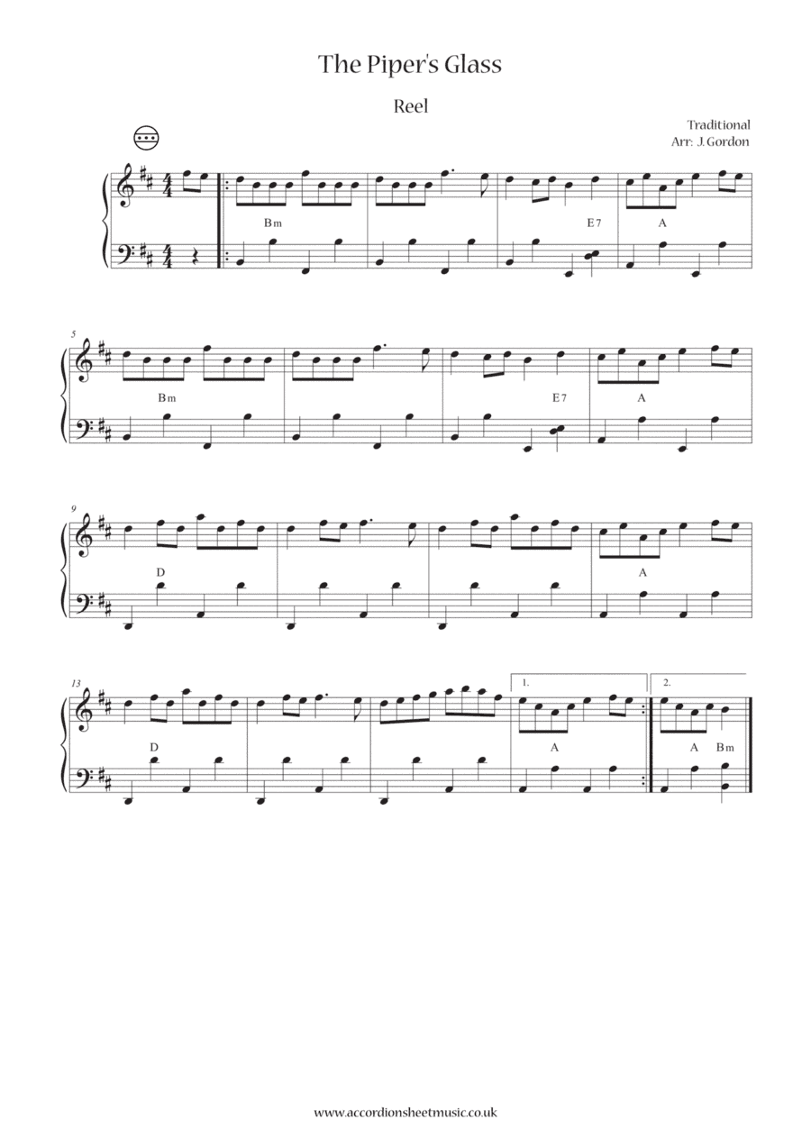 The Piper's Glass (arr. Julia Gordon)