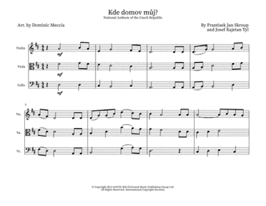 Kde Domov Muj? (arr. Dominic Meccia)