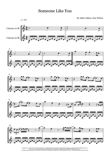 Someone Like You (arr. Rebeca Goncalves)