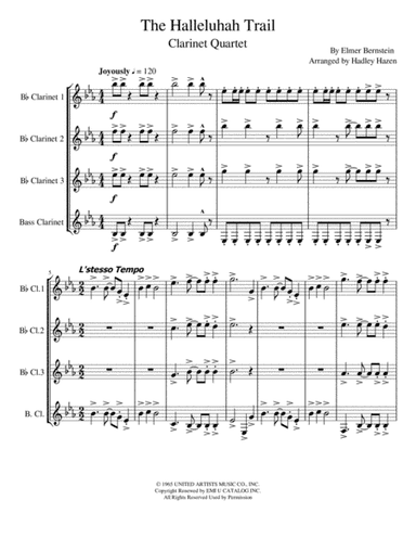 Hallelujah Trail (arr. Hadley Hazen)