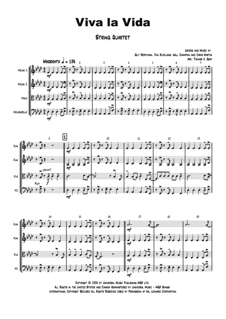 Viva La Vida (arr. Thomas H. Graf)