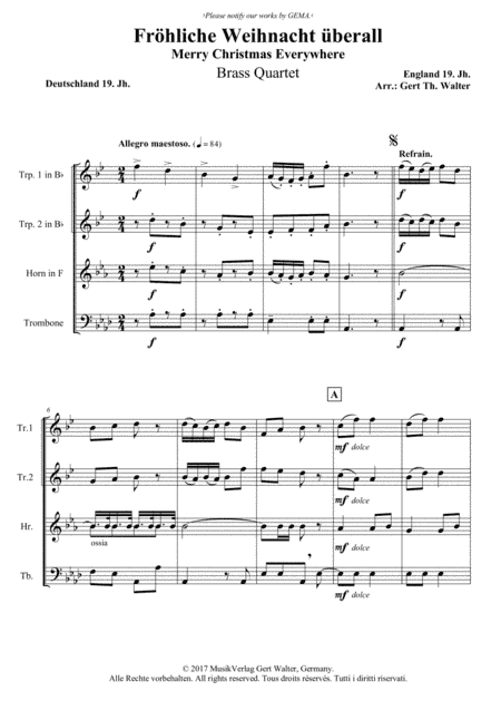 Merry Christmas Everywhere (arr. Gert Th. Walter)