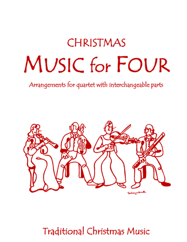 Music for Four, Christmas for Quartet - Keyboard or Guitar 75150 (arr. Daniel Kelley)