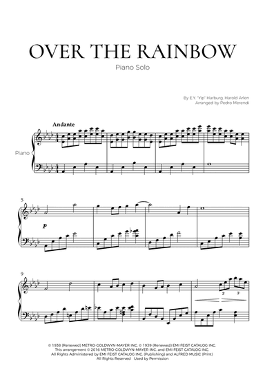 Over The Rainbow (arr. Pedro Merendi)